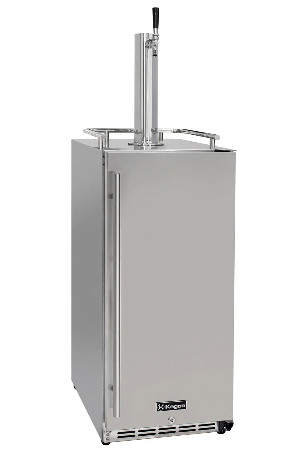 15" Outdoor Single Tap Stainless Steel Built-In Commercial Kegerator