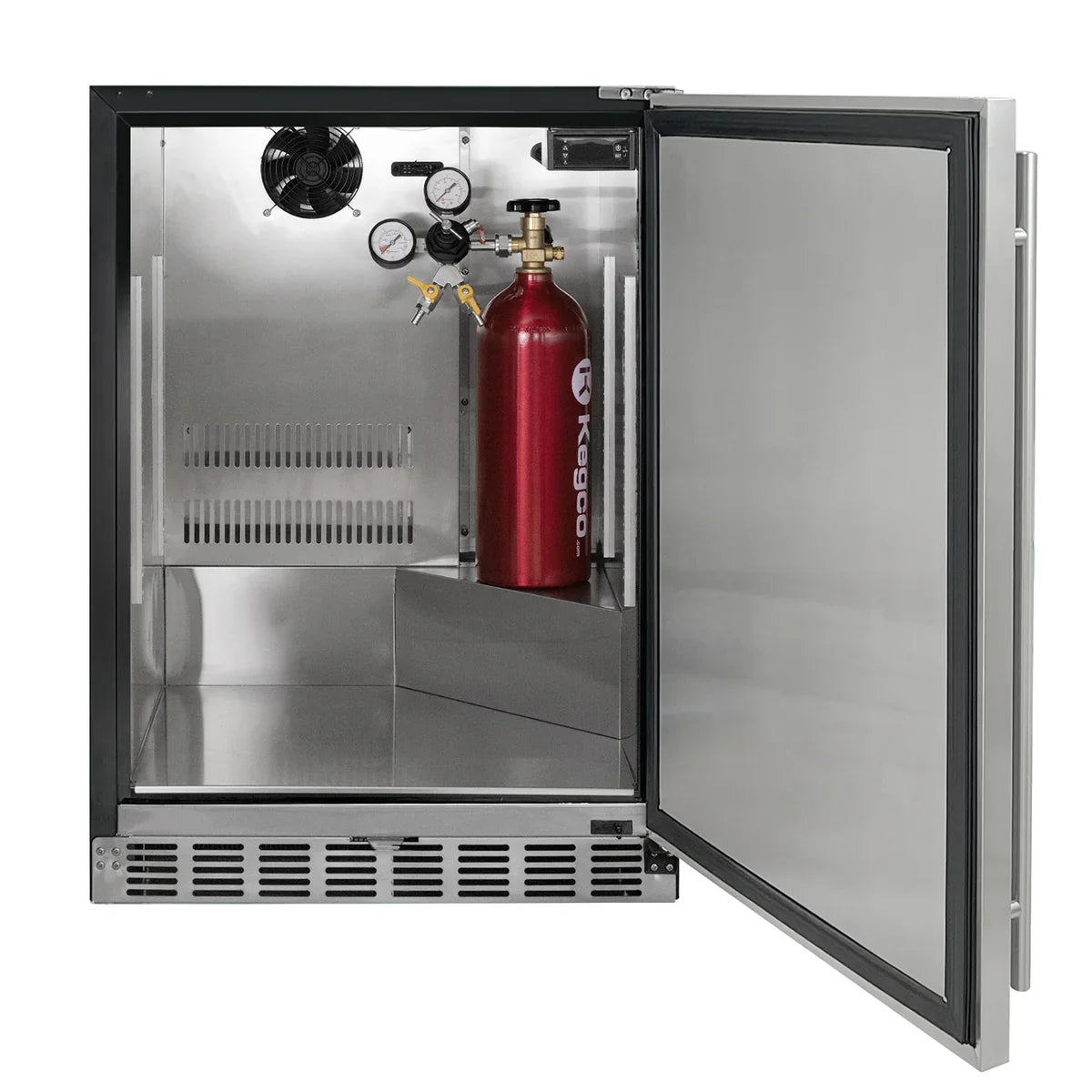 Kegco 24" Single Faucet Built-In Kegerator - Indoor