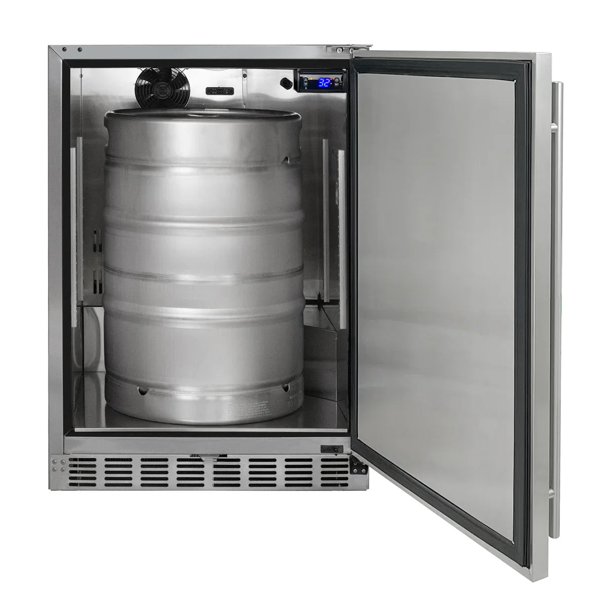 Kegco 24" Triple Faucet Built-in Kegerator - Outdoor