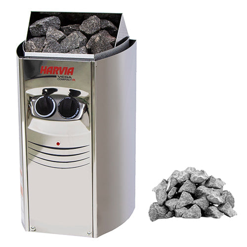 Harvia Vega Series 1.9 / 3.5 kW Sauna Heater Package