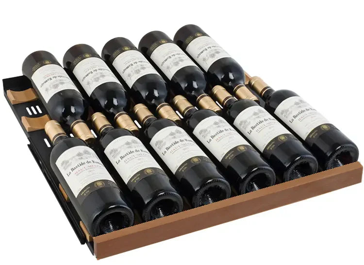 Allavino 238 Bottle 55" Tall Side-by-Side Stainless Steel Wine Refrigerator