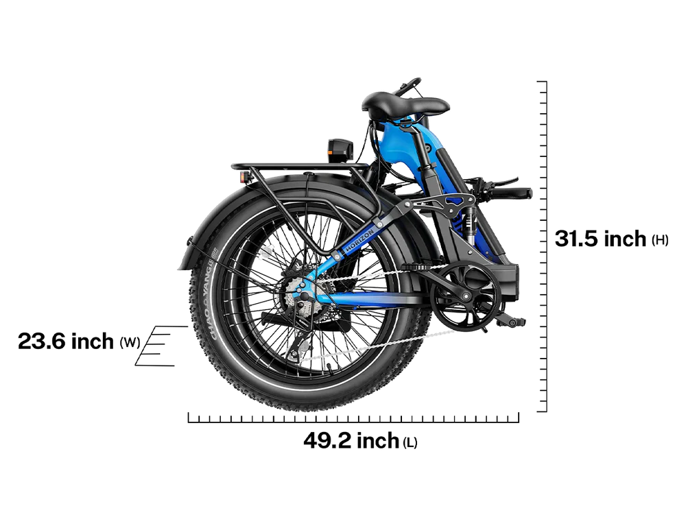 Heybike Horizon Electric Bike - Top Speed 28 MPH