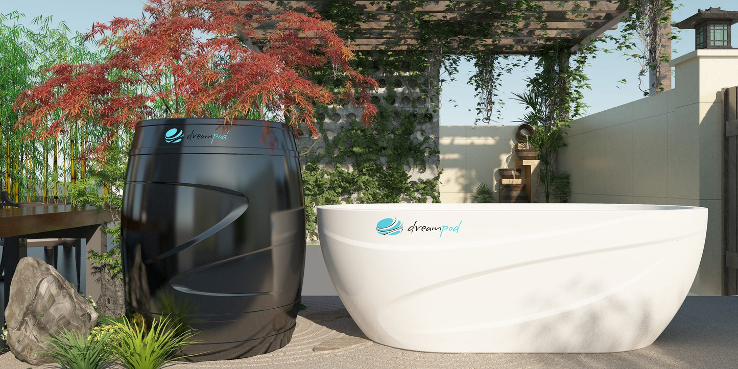 Dream Pod Cold Plunge Barrel with Chiller