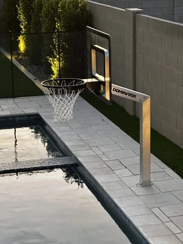 Dominator Aluminum Poolside Inground Basketball Hoop