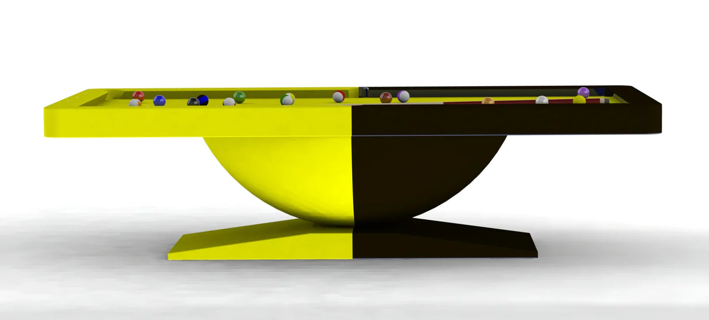 White Billiards Dome Modern Slate Pool Table
