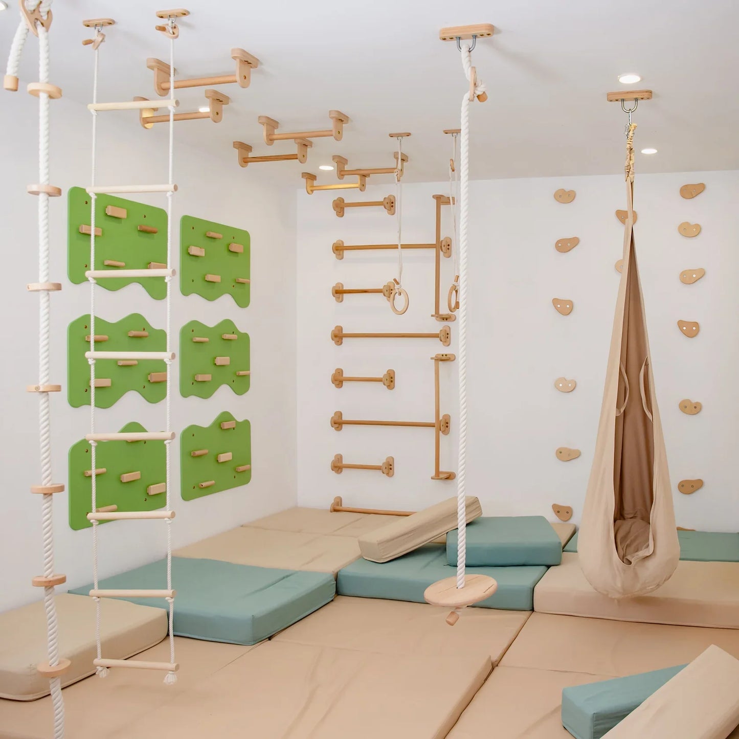 Wall Climbing Gym by Wood and Hearts