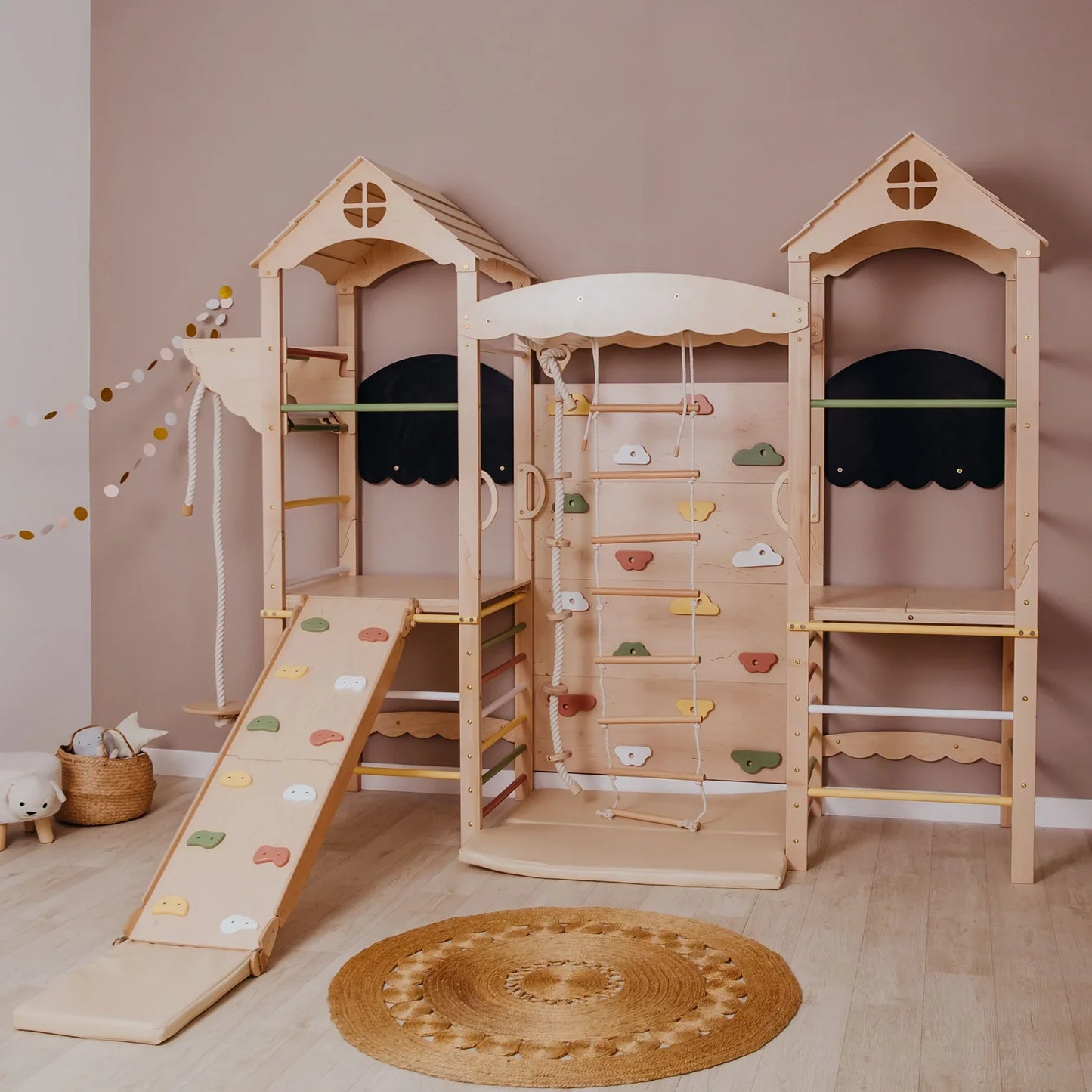 Large Indoor Playground by Wood and Hearts