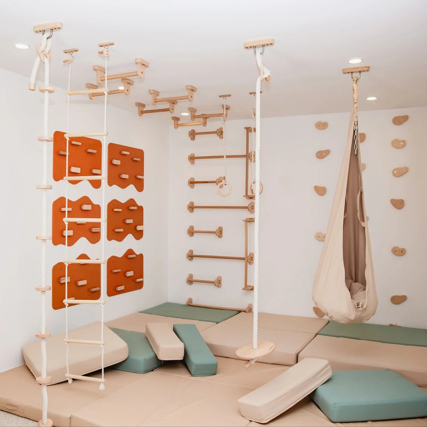 Wall Climbing Gym by Wood and Hearts
