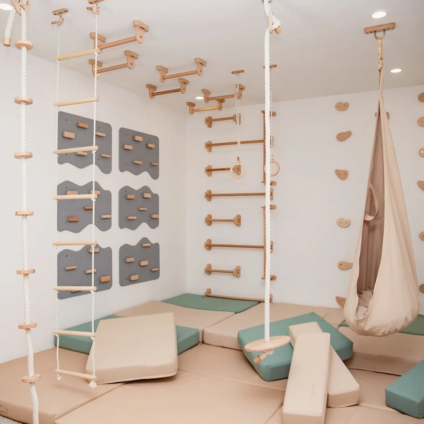 Wall Climbing Gym by Wood and Hearts