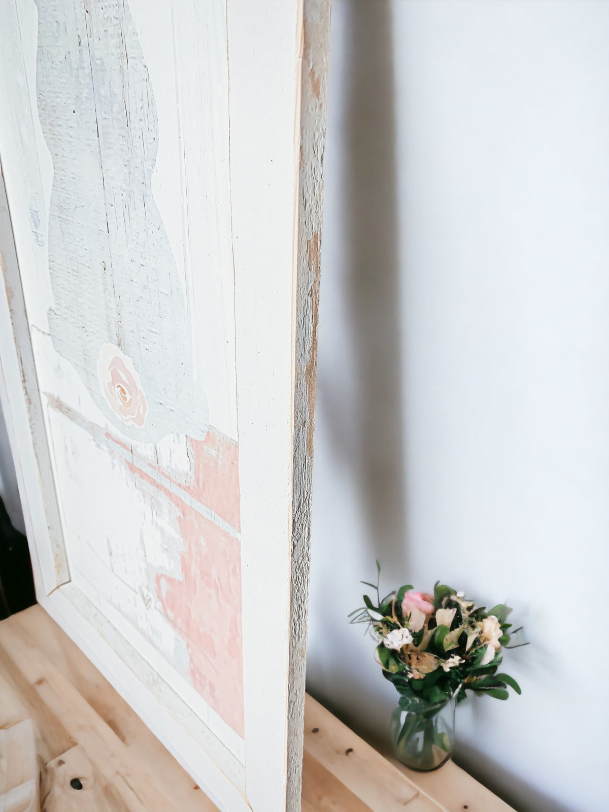 Bunny Tail Rustic Farmhouse Wooden Sign 24x12 Inch Spring Easter Decor Farmhouse Wall Hanging