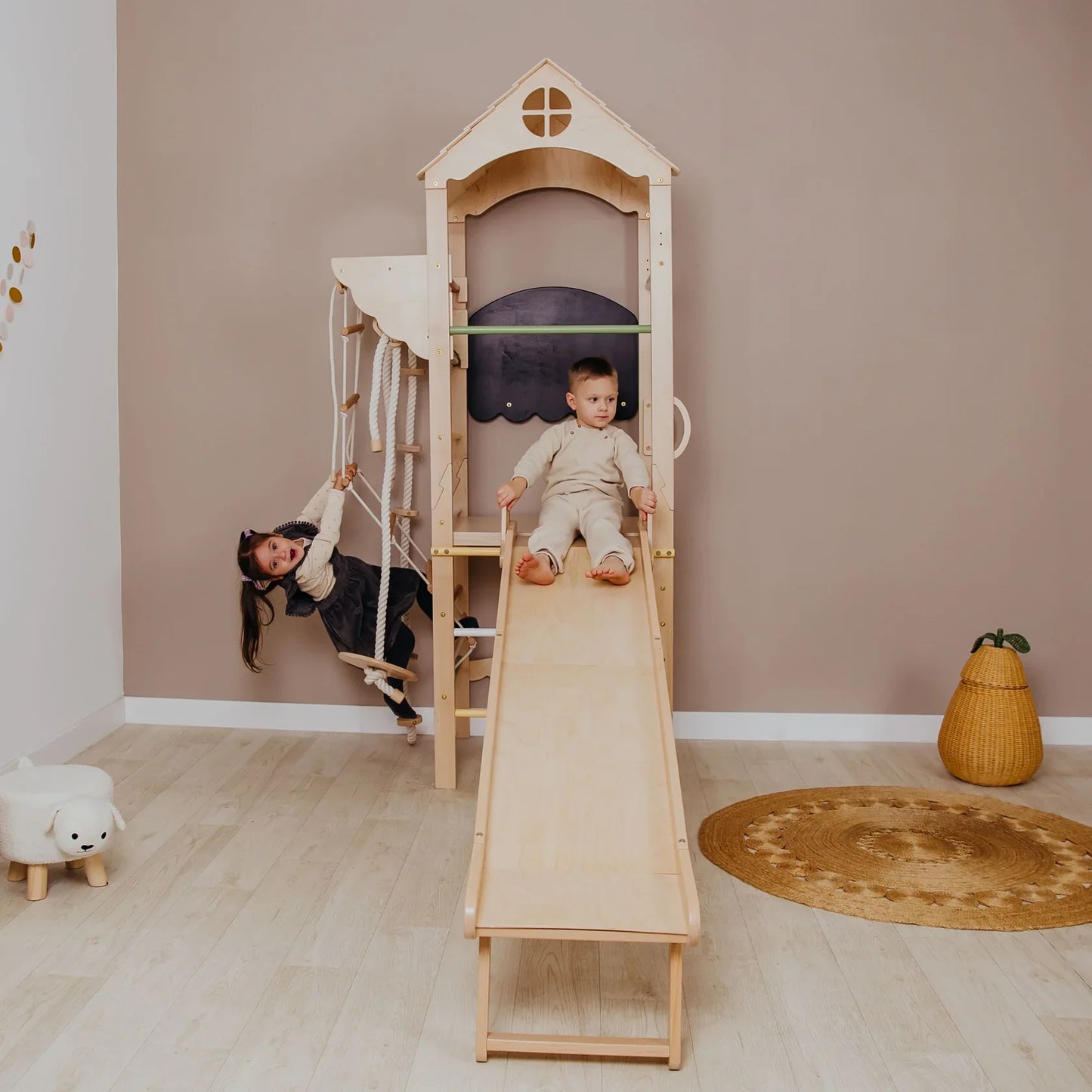 Toddler Indoor Playground by Wood and Hearts