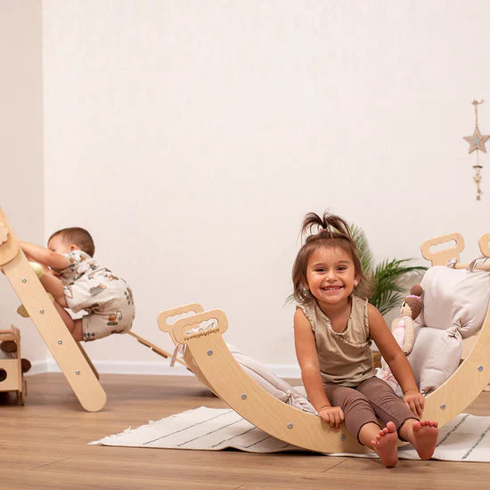 Montessori Climber with Accessories by Wood and Hearts