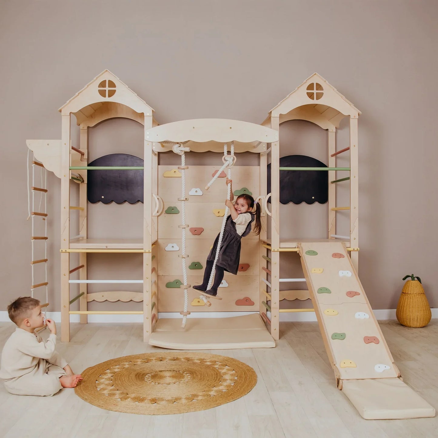 Large Indoor Playground by Wood and Hearts