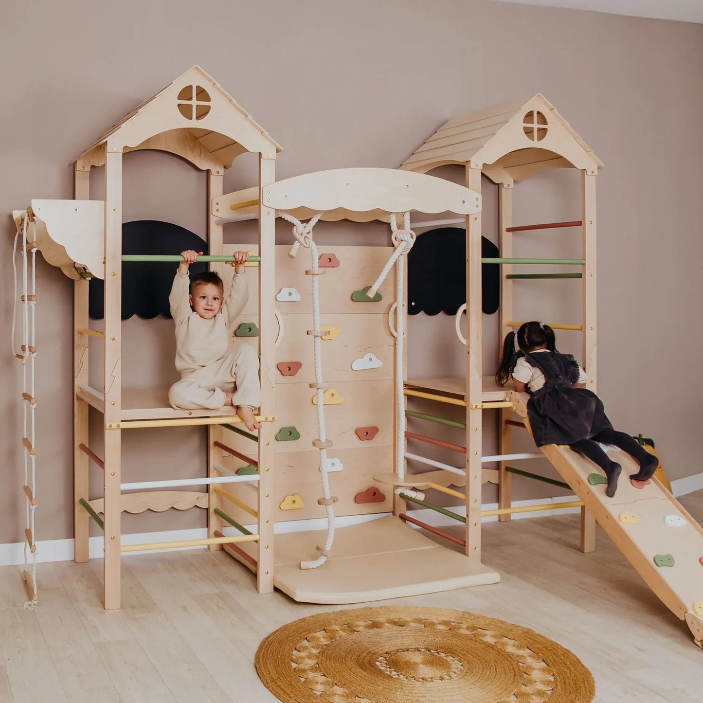 Large Indoor Playground by Wood and Hearts