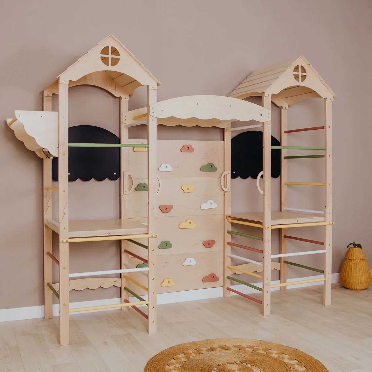 Large Indoor Playground by Wood and Hearts