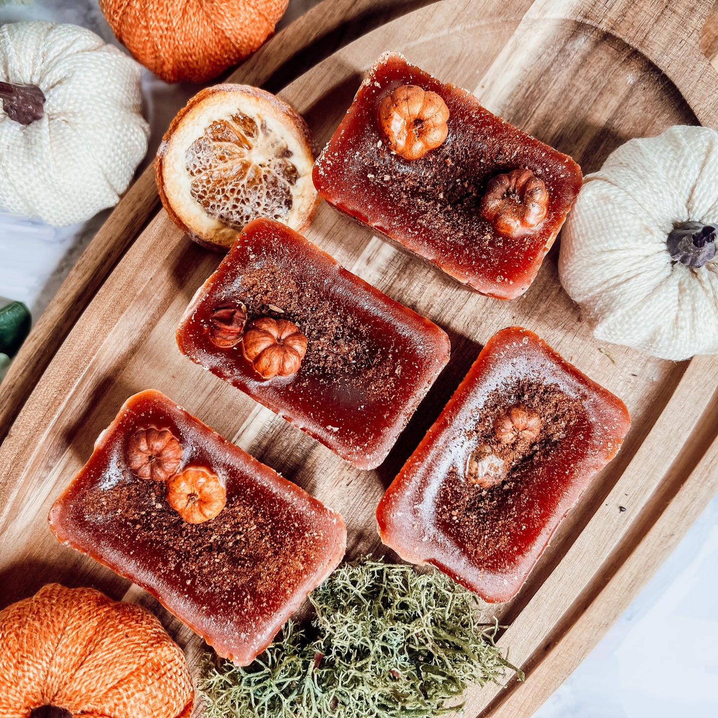 Pumpkin Buttercream XL Wax Melts Natural 4 Cubes 2oz Each Pumpkin Spice