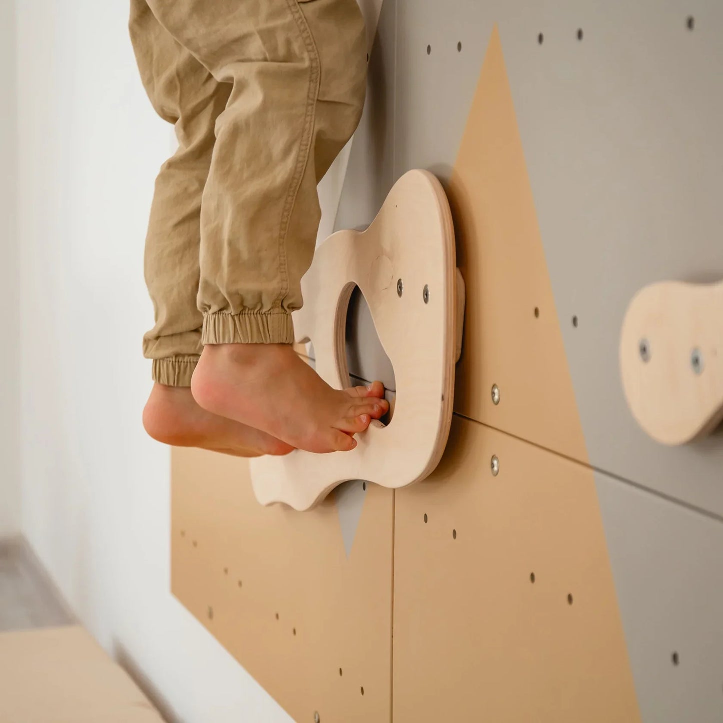 Indoor Climbing Wall by Wood and Hearts