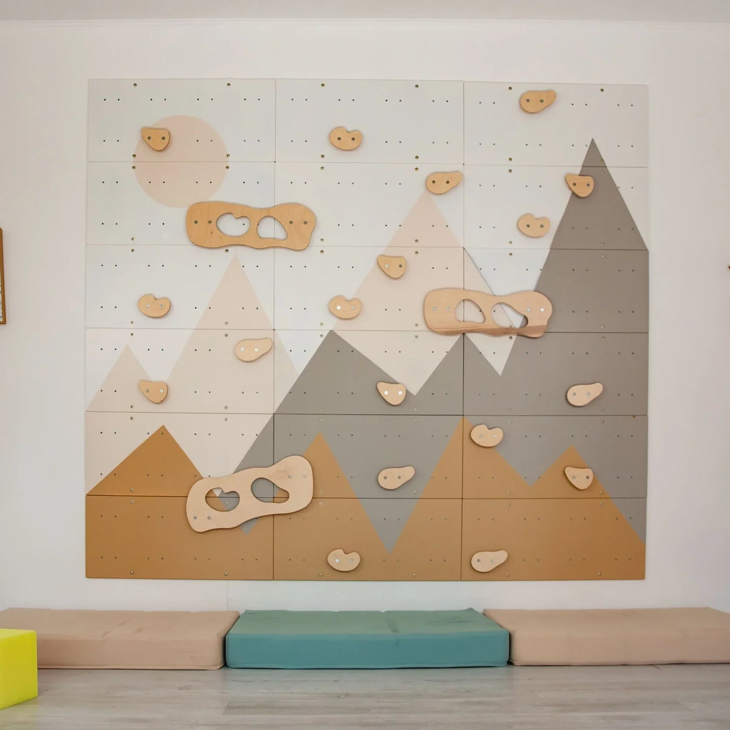 Indoor Climbing Wall by Wood and Hearts