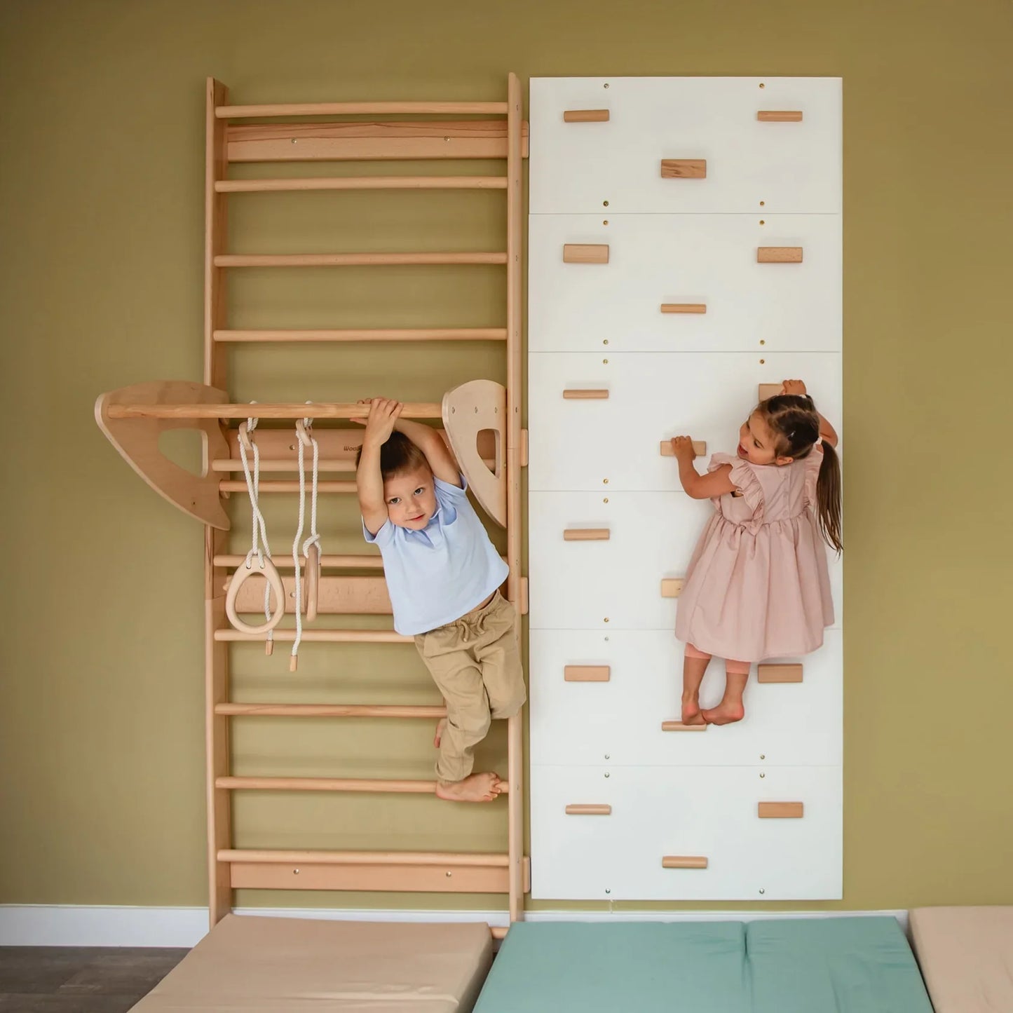 Swedish Climbing Wall by Wood and Hearts