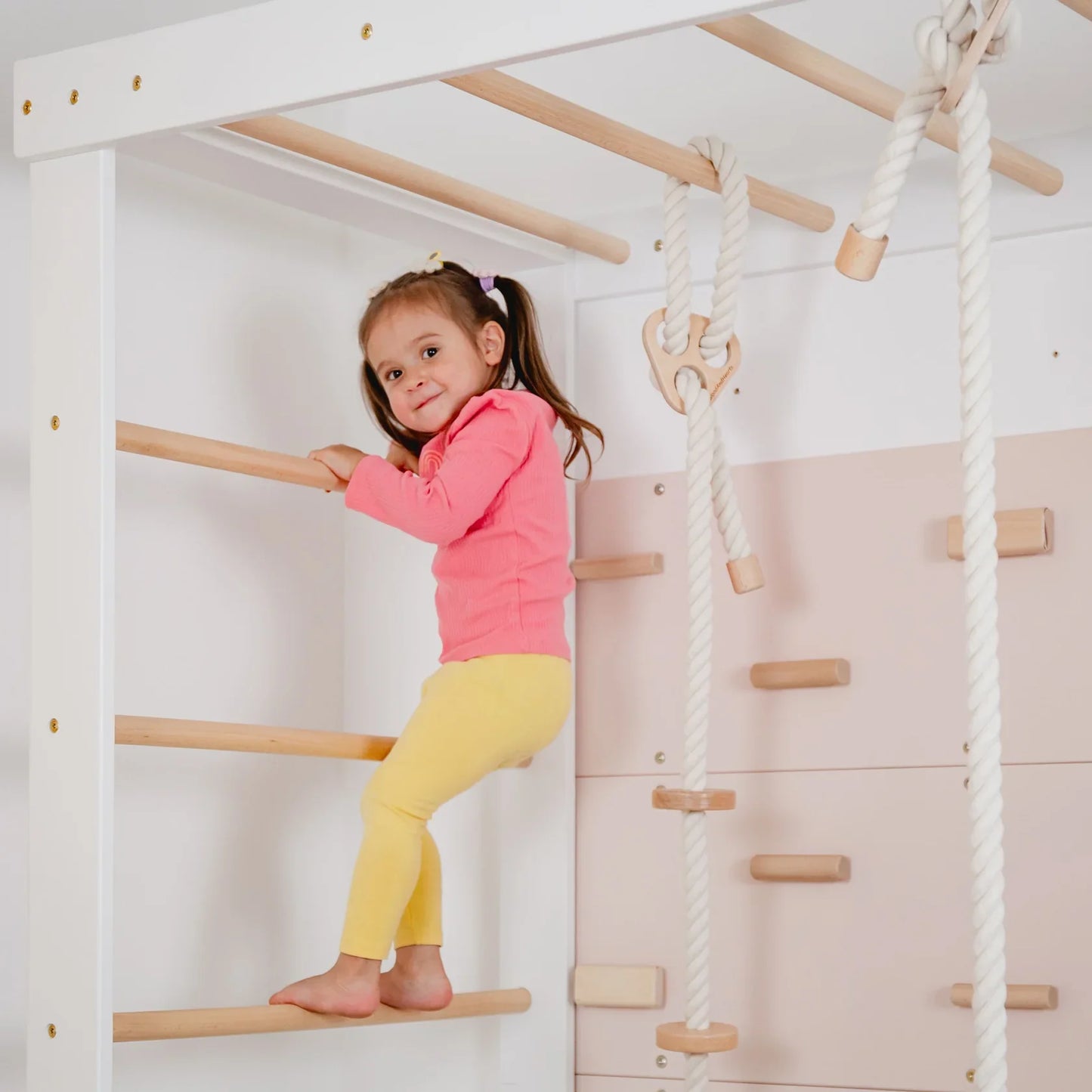 Childrens Climbing Frame by Wood and Hearts