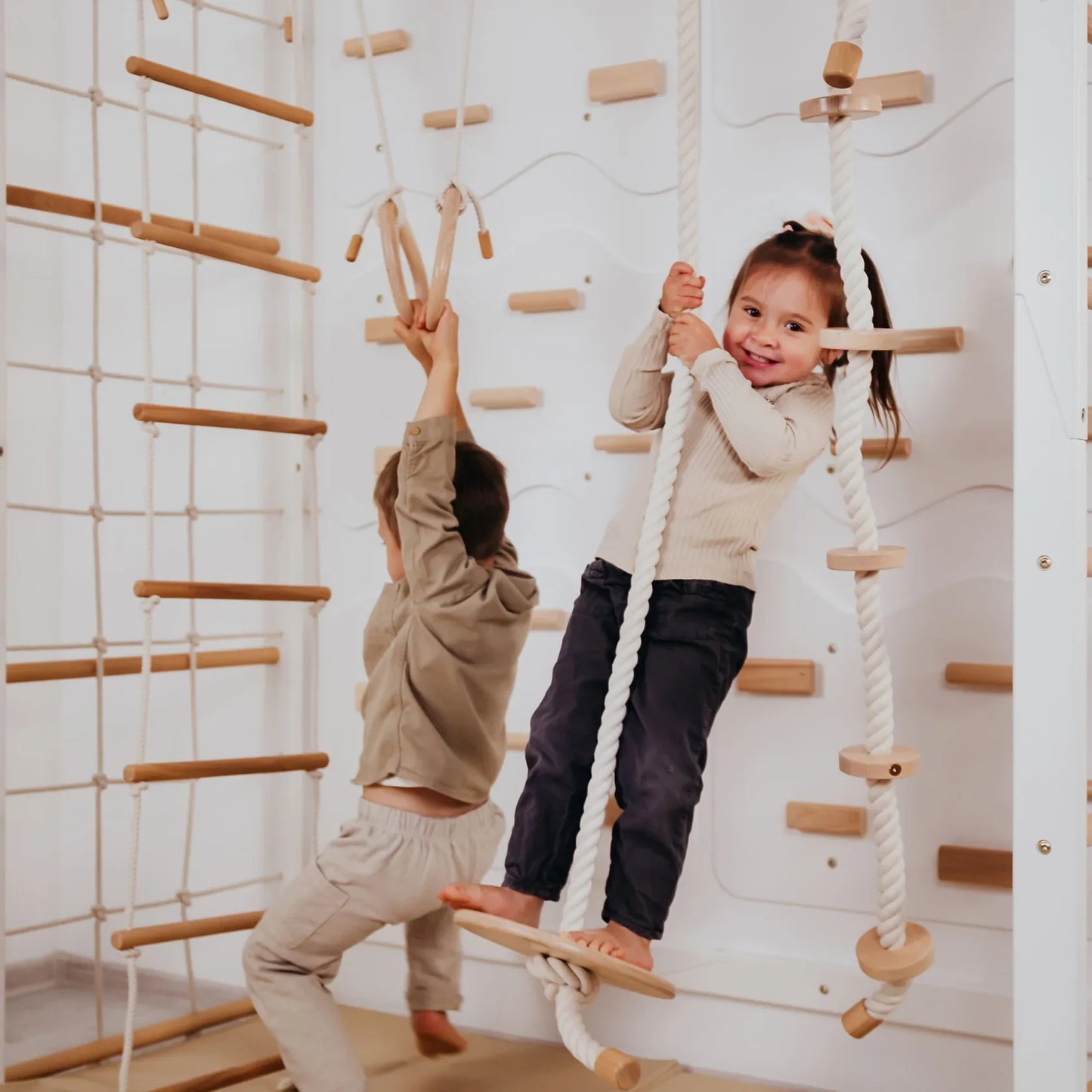 Playground Set with Monkey Bars by Wood and Hearts