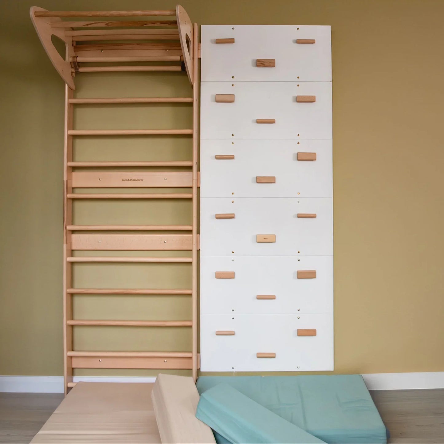Swedish Climbing Wall by Wood and Hearts