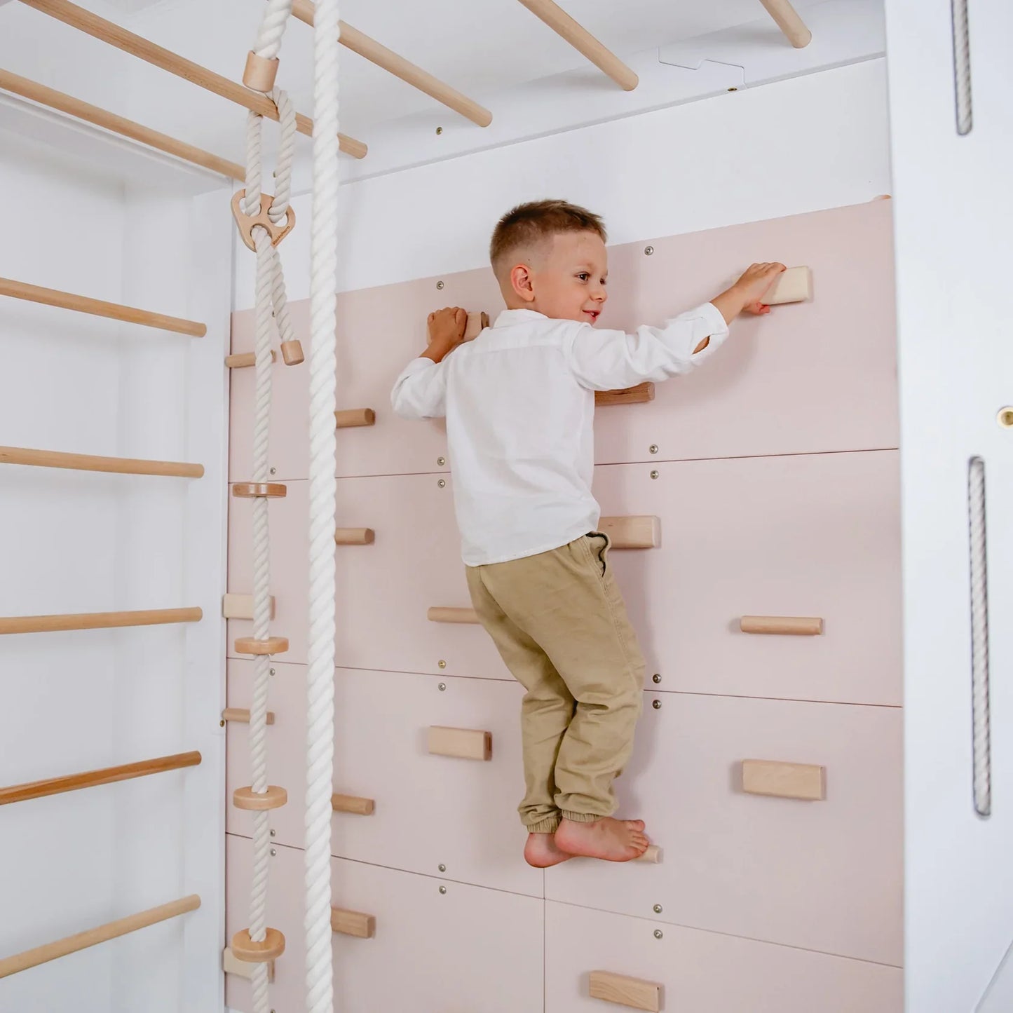 Childrens Climbing Frame by Wood and Hearts