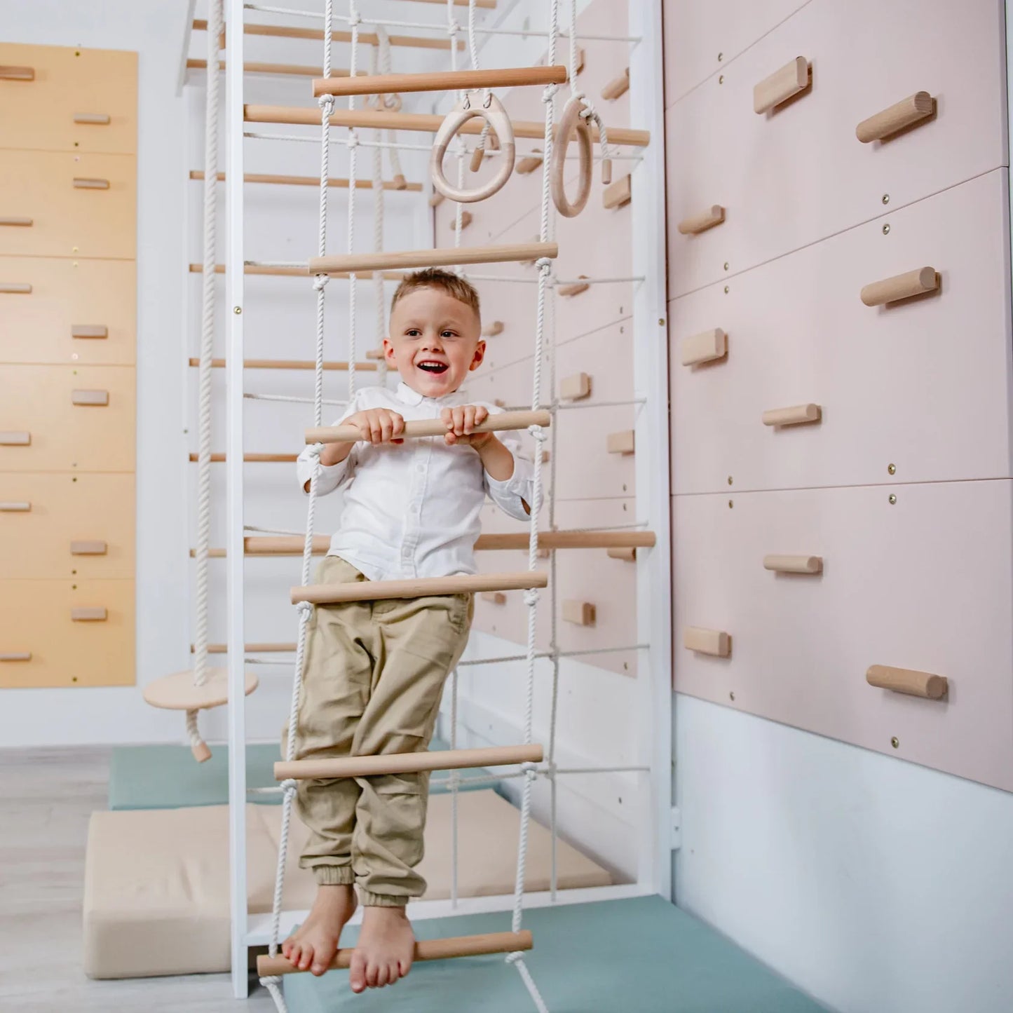 Childrens Climbing Frame by Wood and Hearts