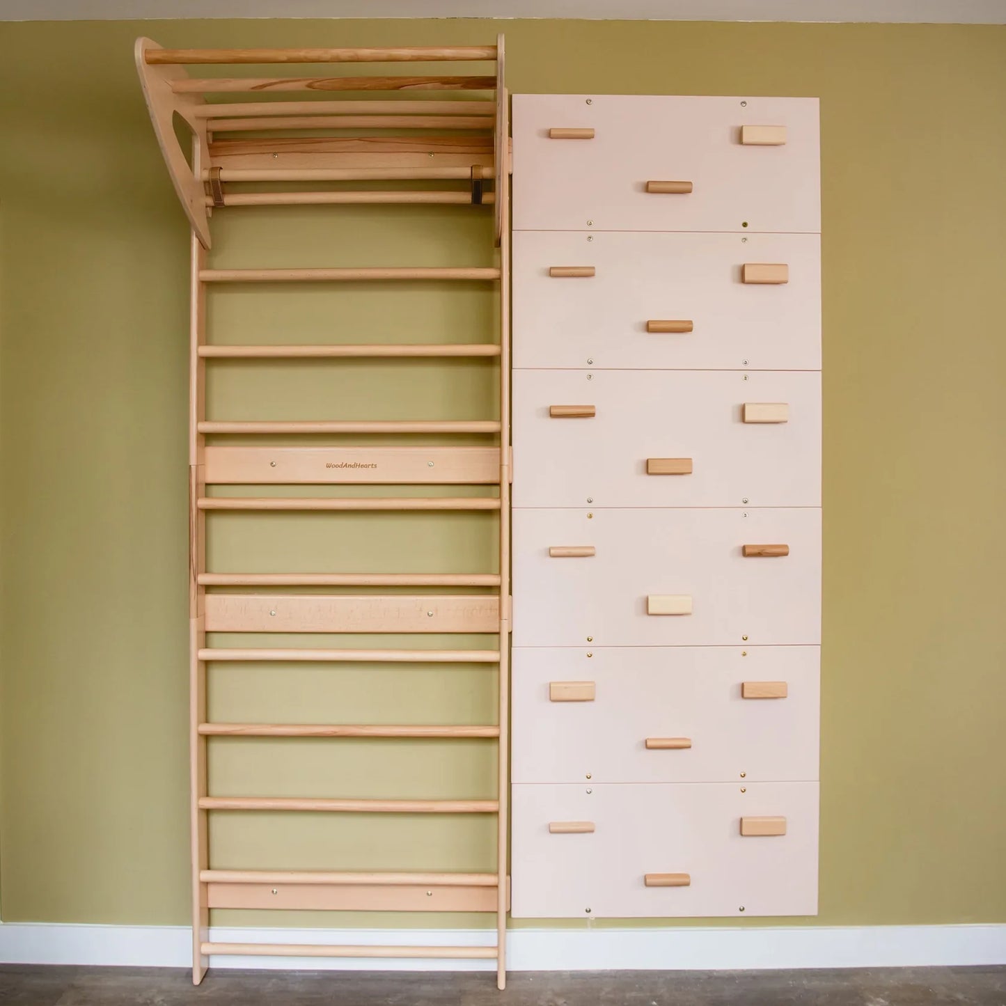 Swedish Climbing Wall by Wood and Hearts