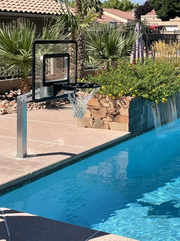 Dominator Aluminum Poolside Inground Basketball Hoop