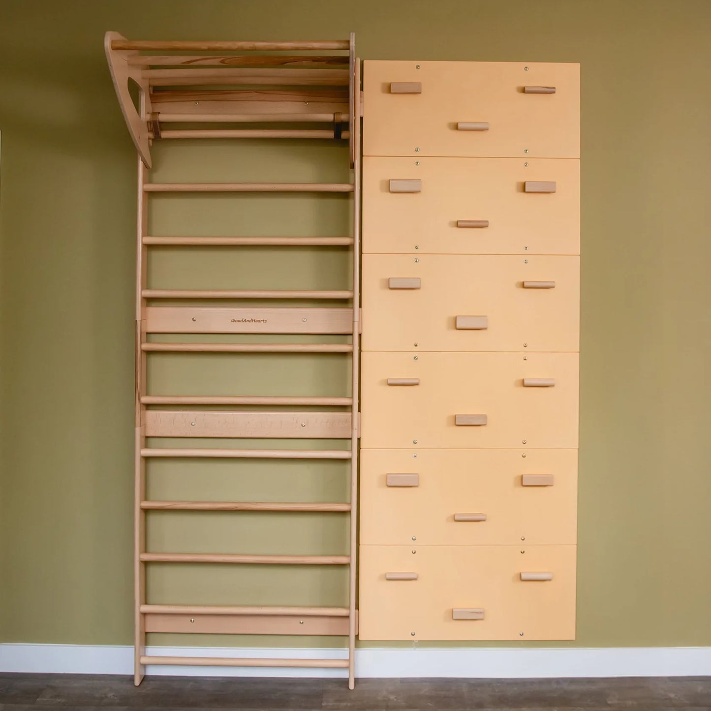 Swedish Climbing Wall by Wood and Hearts