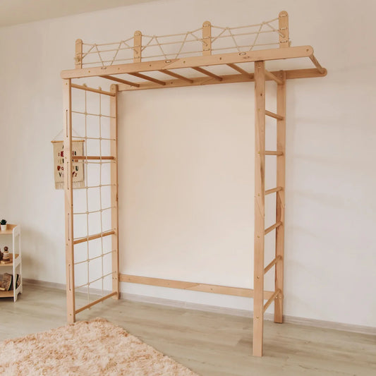 Climbing Monkey Bars by Wood and Hearts