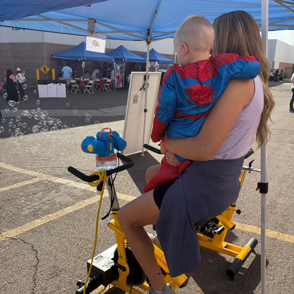 Bubble Bike Exercise Bike Generator by Pedal Power Generator