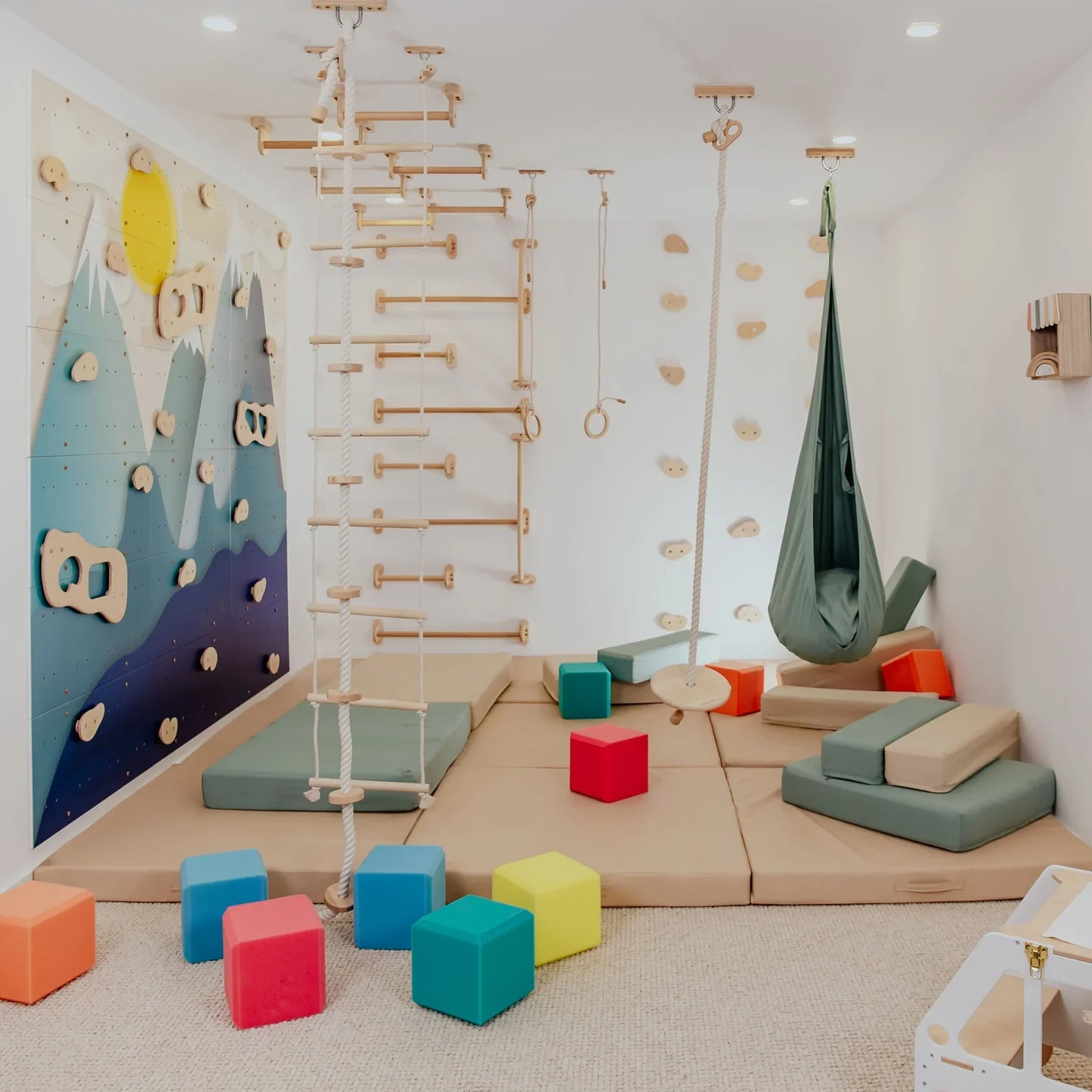Children's Home Gym by Wood and Hearts