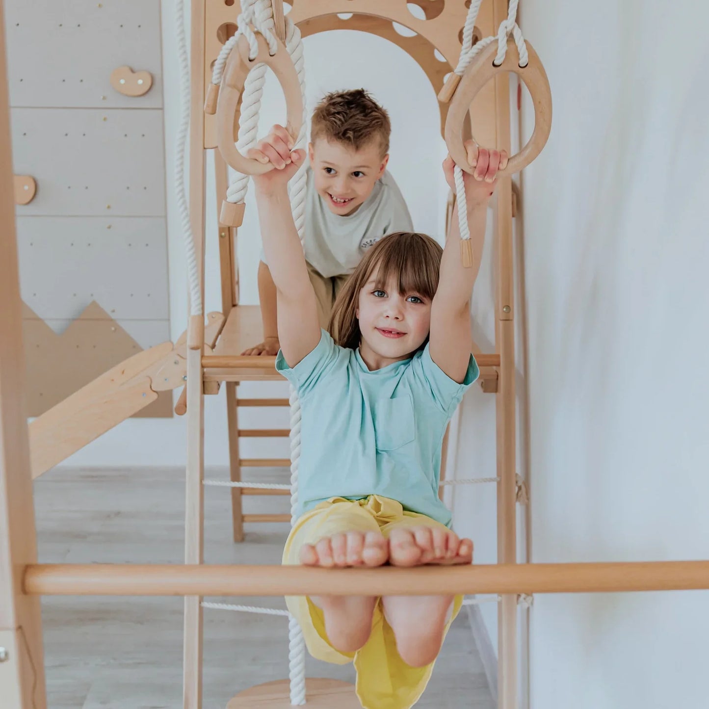 Kid Climbing Structure by Wood and Hearts