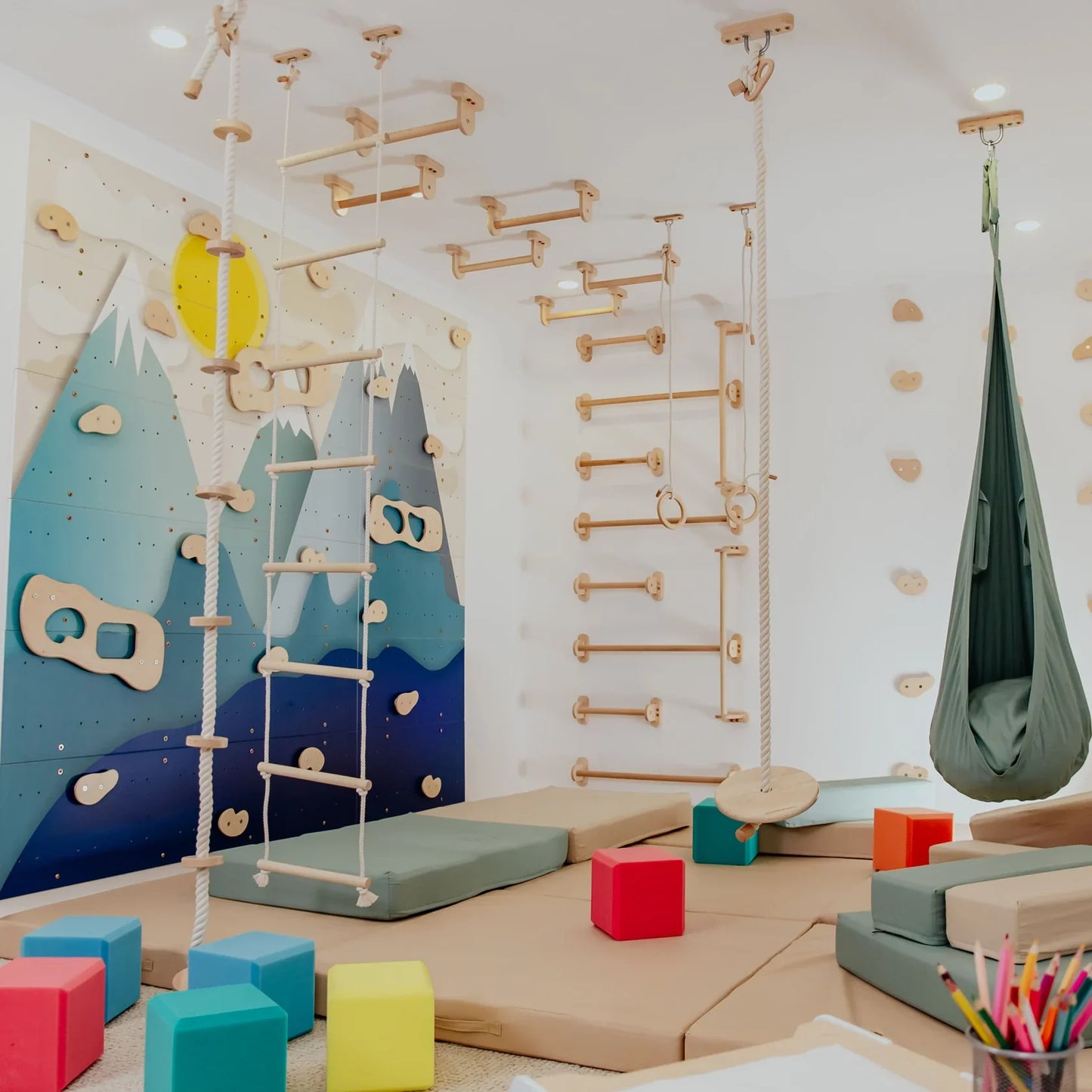 Children's Home Gym by Wood and Hearts
