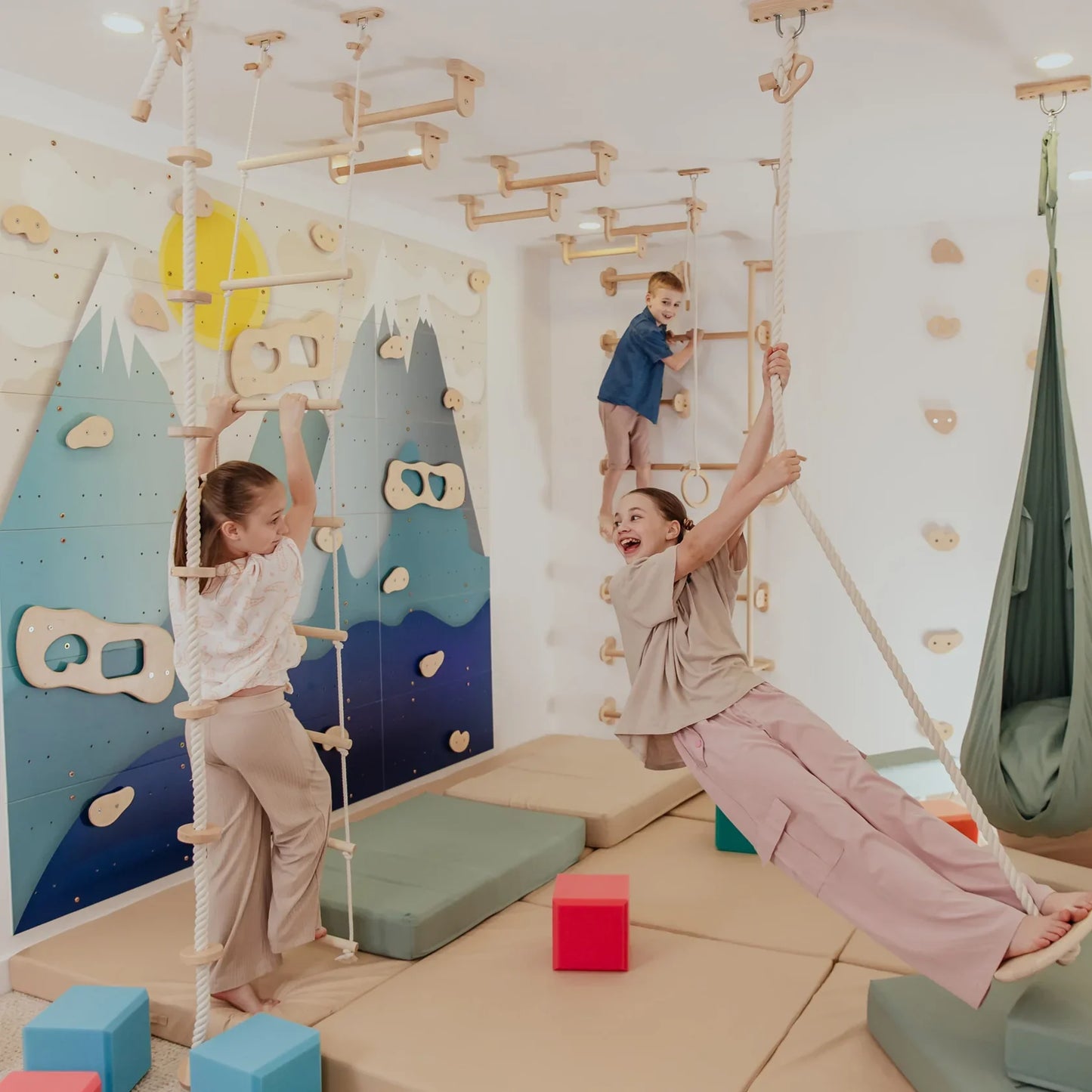 Children's Home Gym by Wood and Hearts