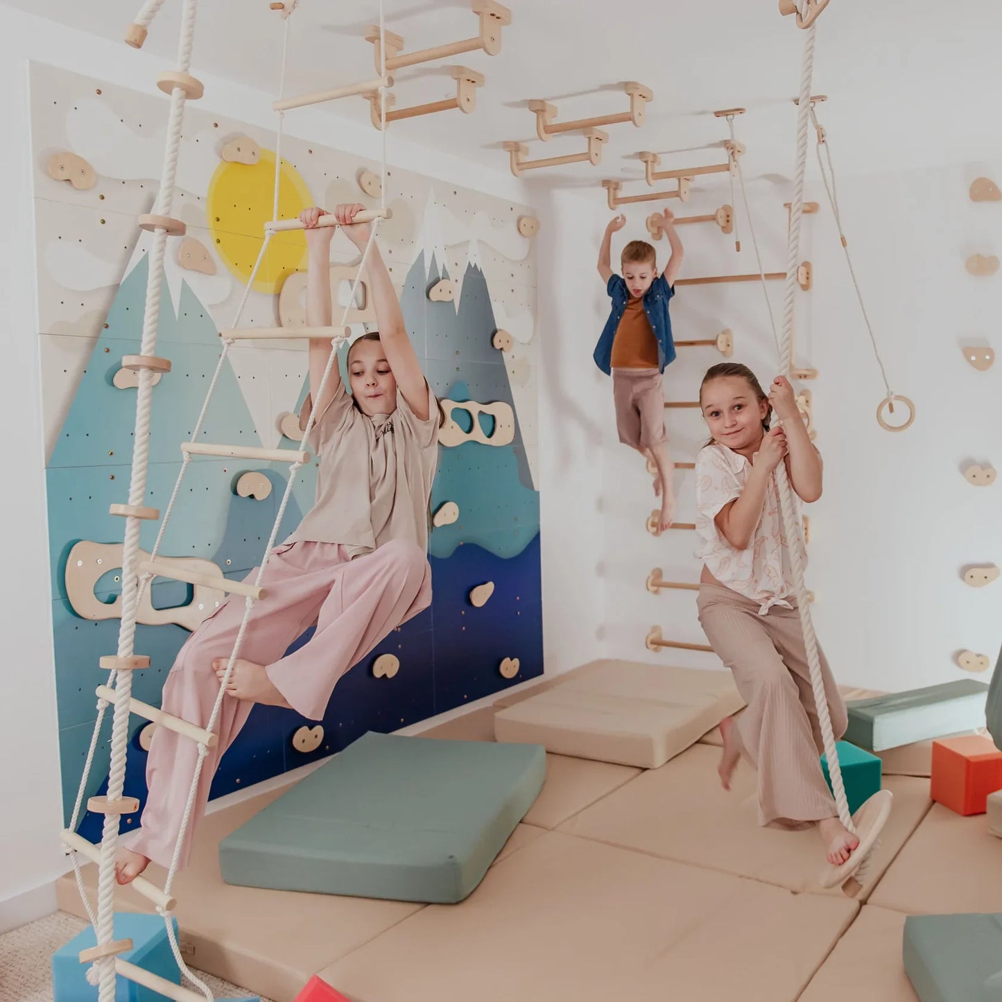 Children's Home Gym by Wood and Hearts