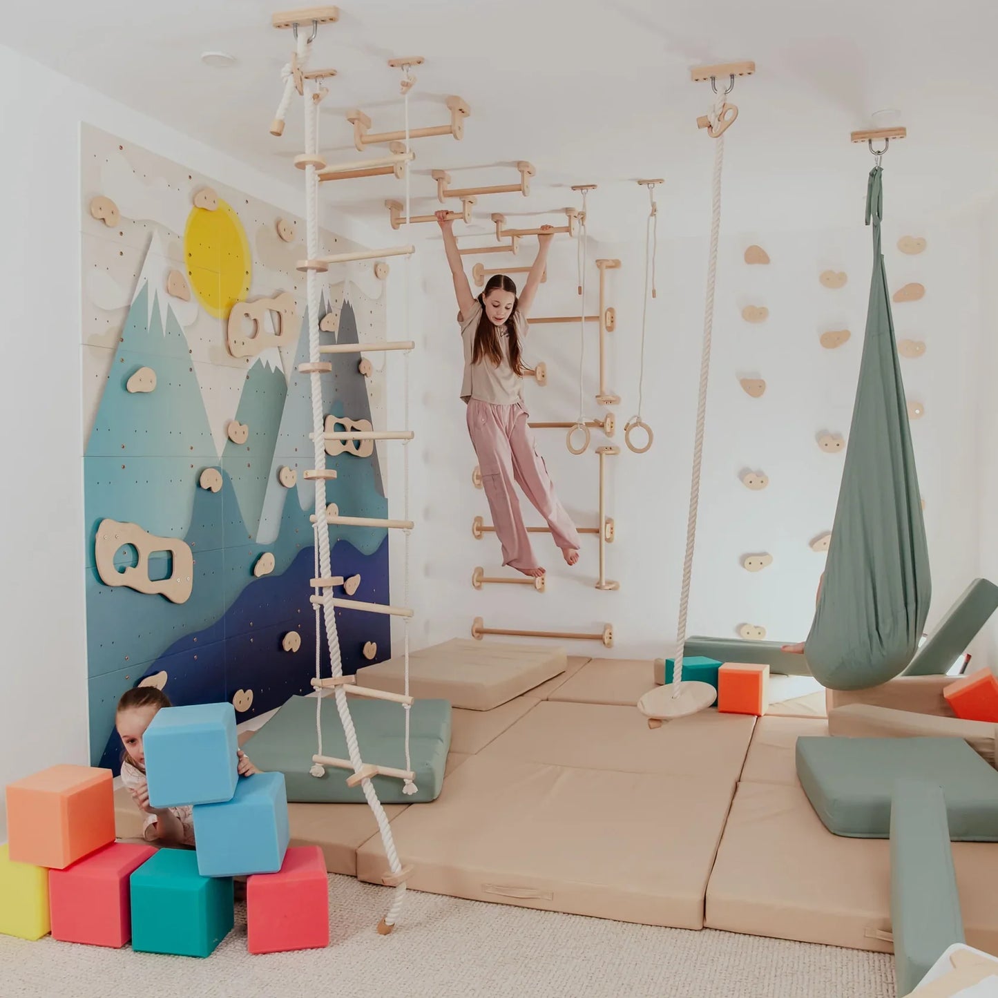 Children's Home Gym by Wood and Hearts