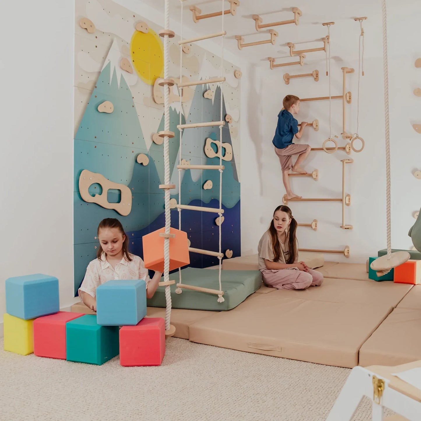 Children's Home Gym by Wood and Hearts