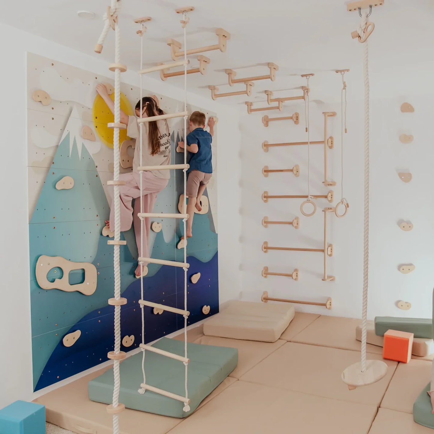 Children's Home Gym by Wood and Hearts