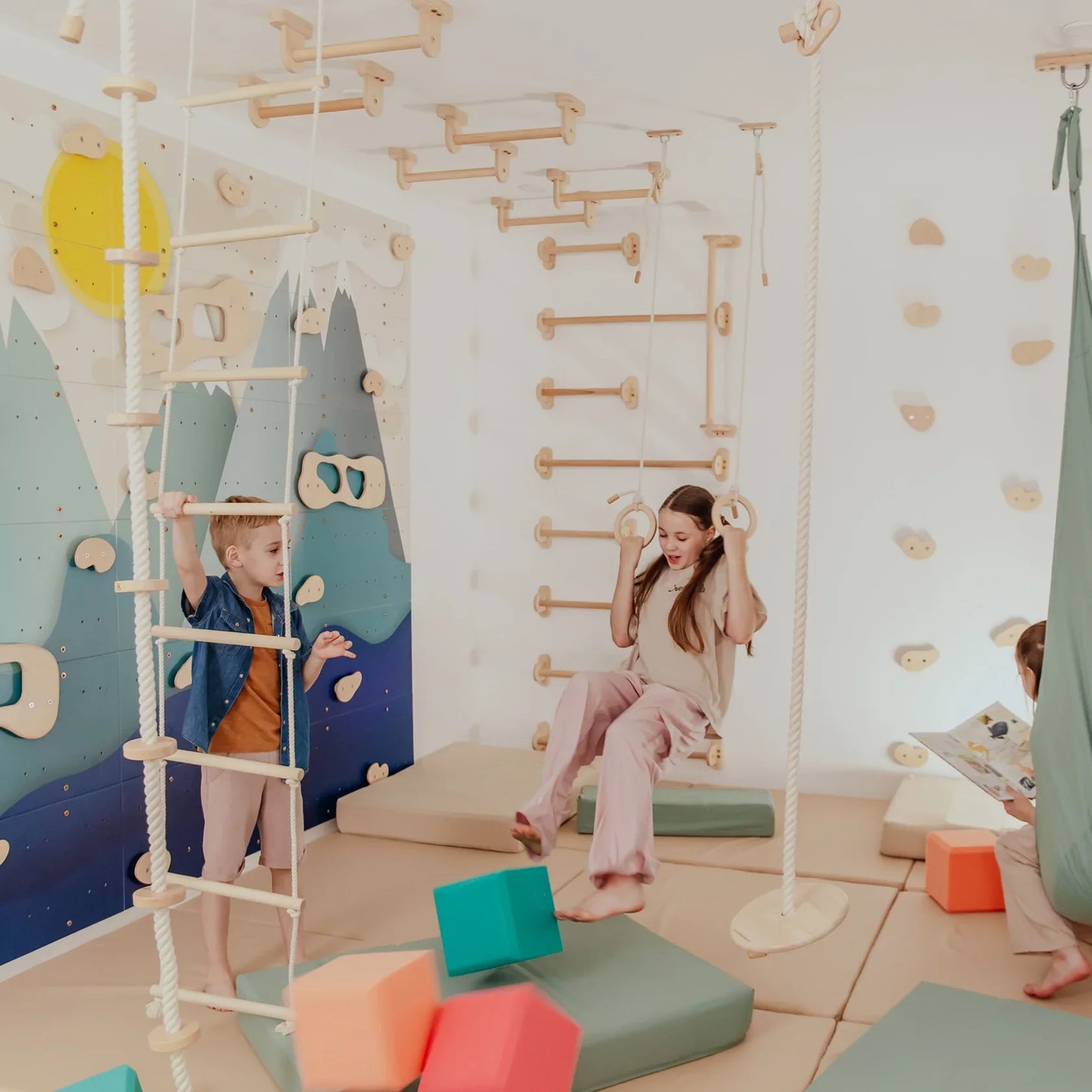 Children's Home Gym by Wood and Hearts