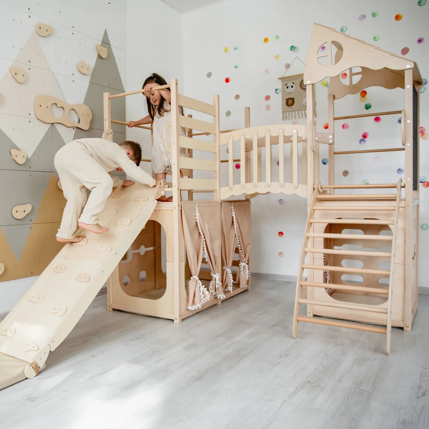 Large Playground Climber by Wood and Hearts