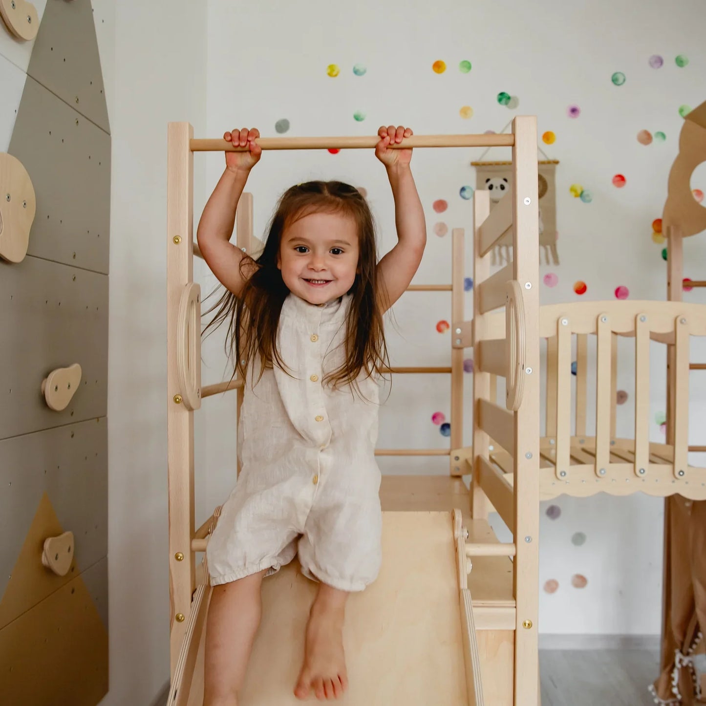 Large Playground Climber by Wood and Hearts