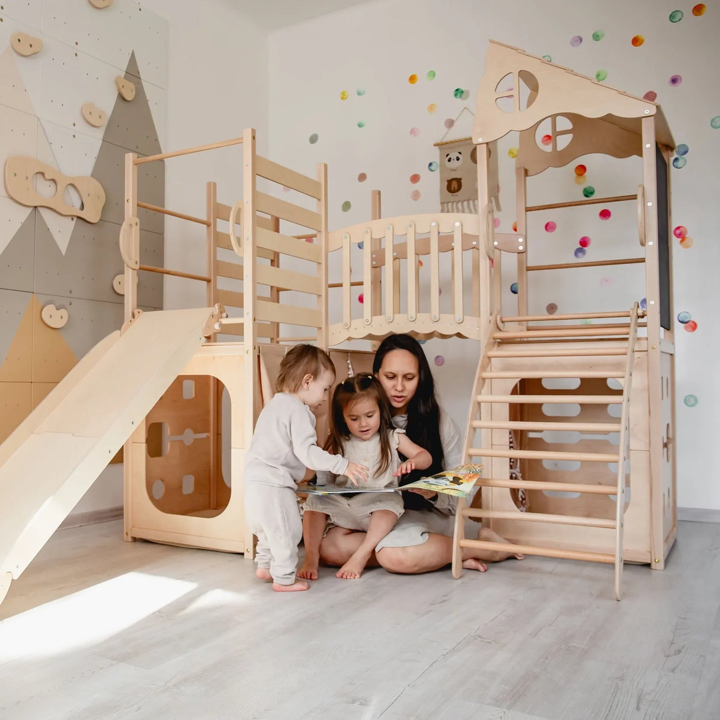 Large Playground Climber by Wood and Hearts