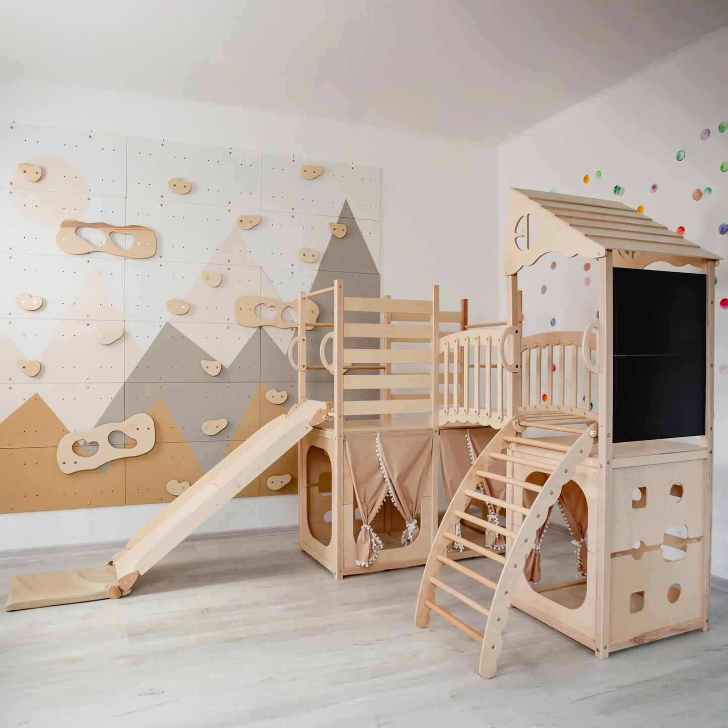 Large Playground Climber by Wood and Hearts