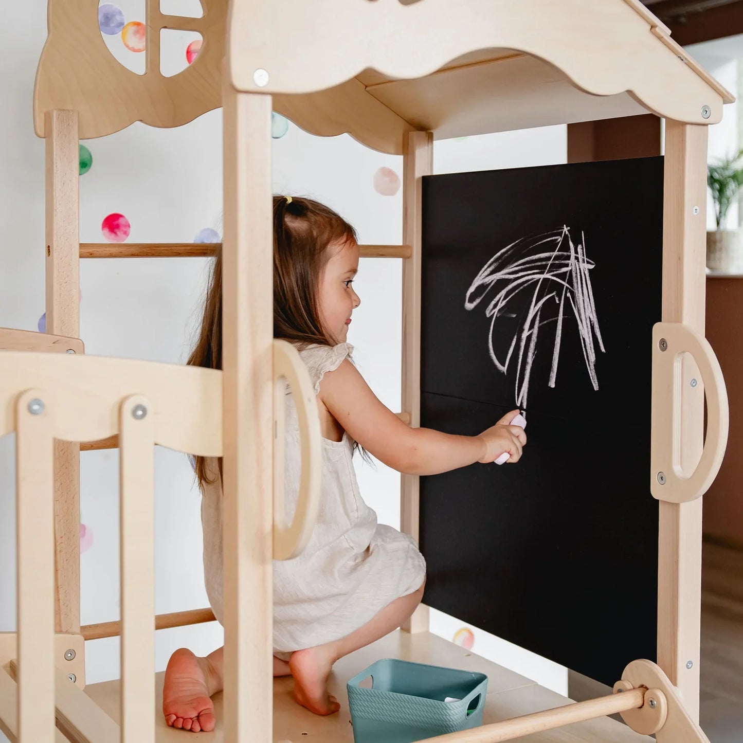 Large Playground Climber by Wood and Hearts
