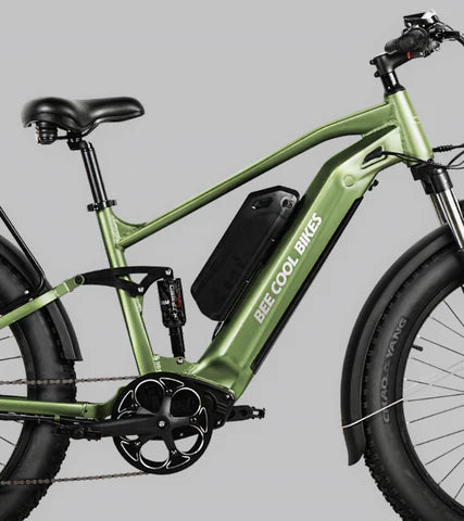Bee Voyager Dual Batteries Soft Tail Electric Bike