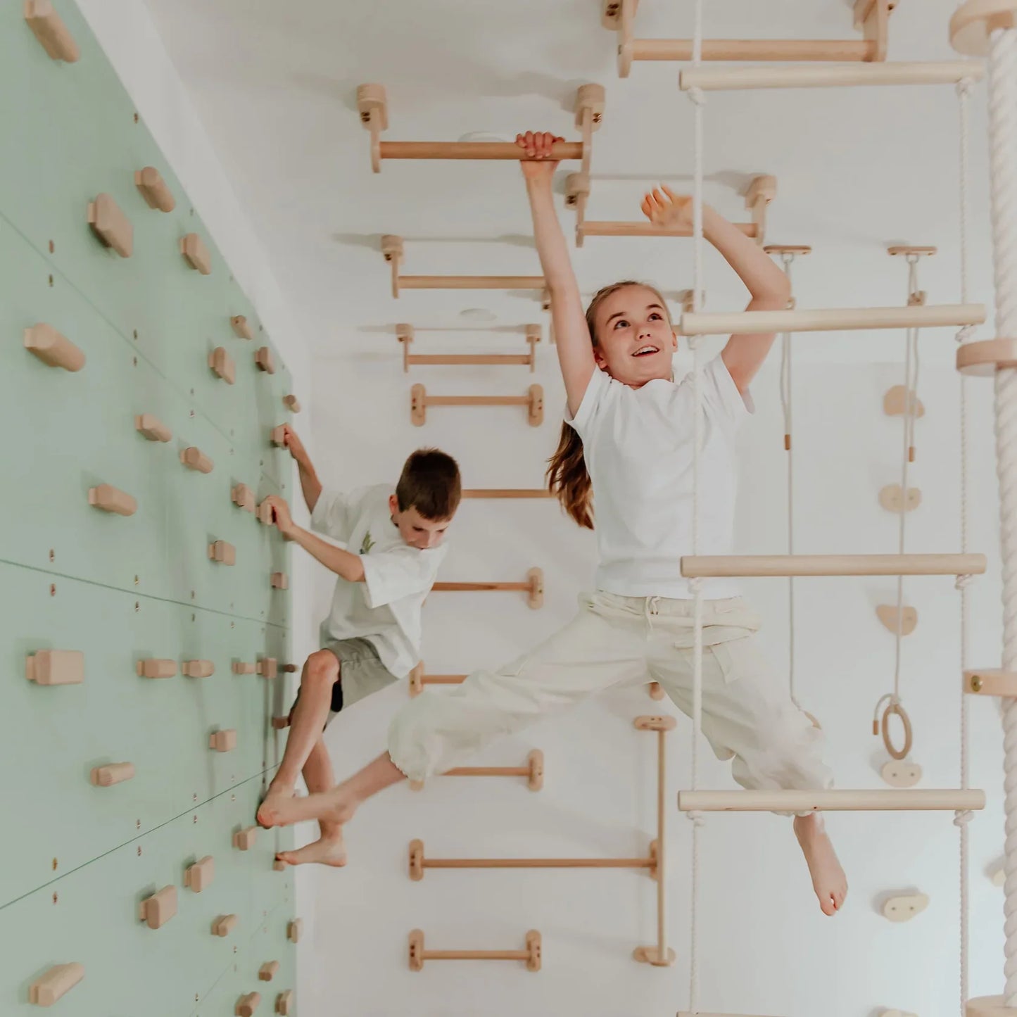 Indoor Play Gym by Wood and Hearts