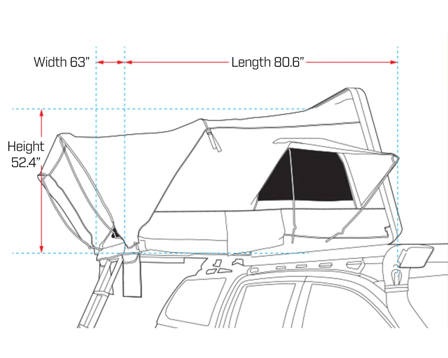 Ironman 4x4 Ursa 1300 Rooftop Tent